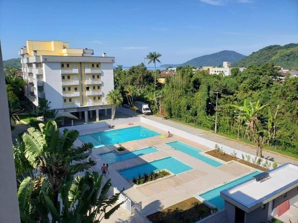 Varanda Gourmet, 05 Piscinas, Elevador E Wi-Fi No Condominio Passaredo Ubatuba Ngoại thất bức ảnh